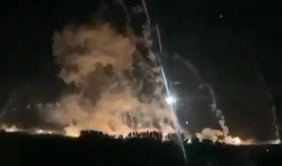 Bağdadda güclü partlayışlar: İsrail İranyönlü qruplaşmaların mövqelərini bombalayır - VİDEO