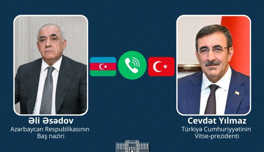 Əli Əsədovla Cevdet Yılmaz İranın dron hücumlarını müzakirə edib