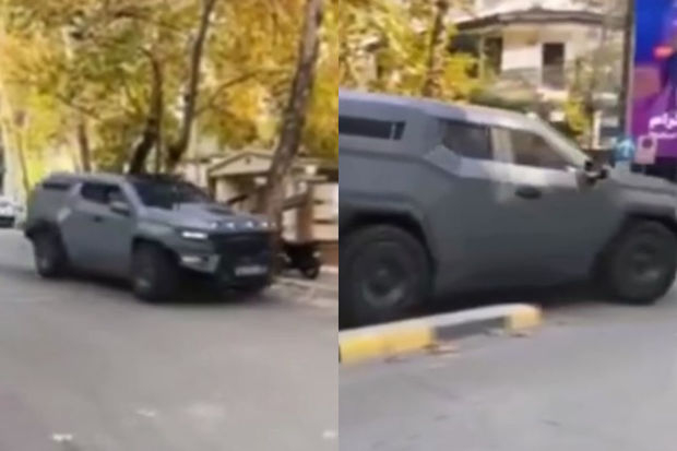 Tehran küçələrində doqquz milyard tümənlik avtomobil sakinlərin hiddətinə səbəb oldu - VİDEO
